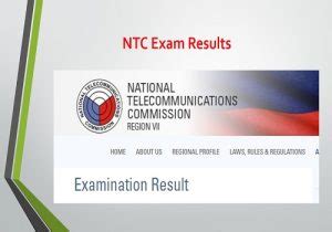ntc results 2023